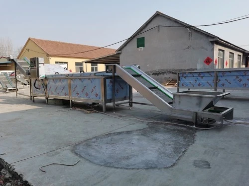 Potato Chips Washing Frying Blanching Machine